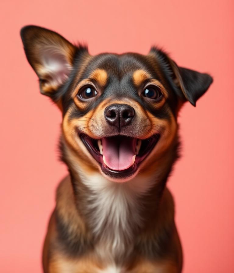 Perrito feliz